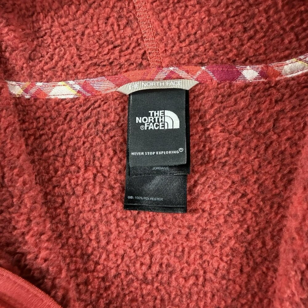The North Face Full Zip Sweater Fleece Jacket Red Women’s Size Small - Picture 3 of 8